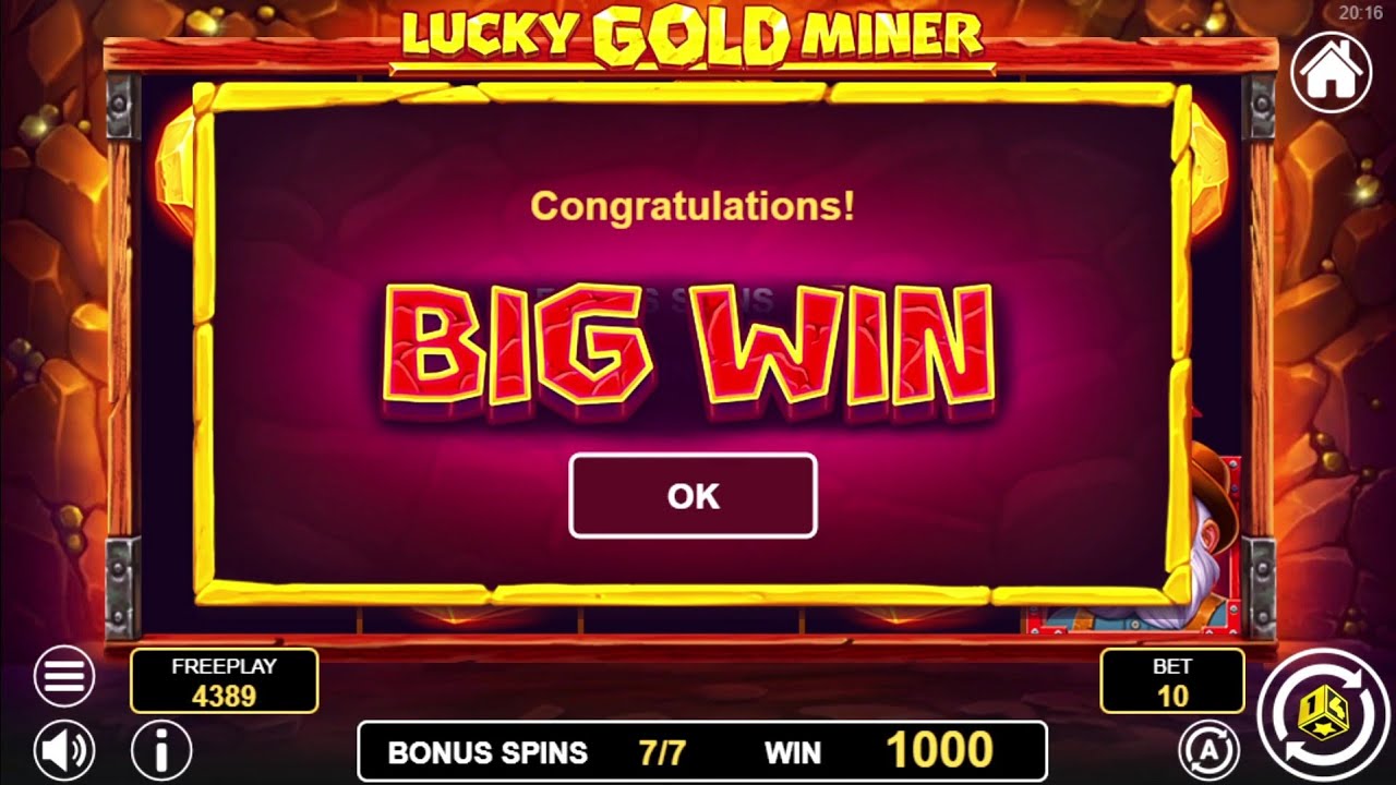 Lucky Gold Miner  Slot Review | Free Play video preview