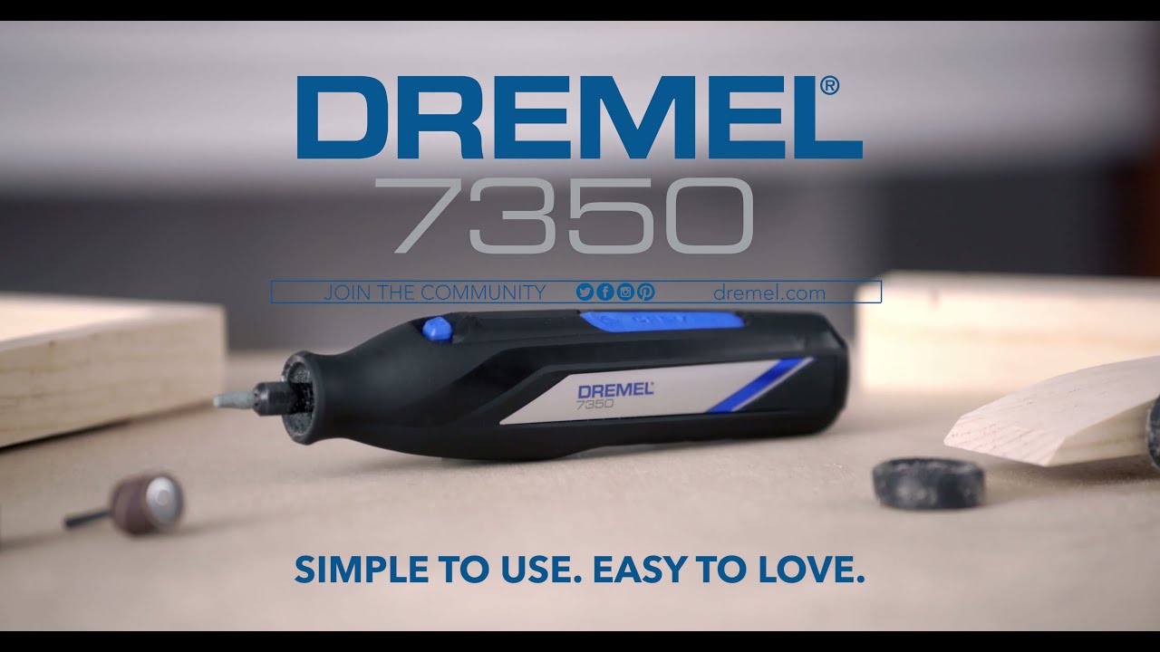 Dremel 7350-5 Cordless Rotary Tool Kit, Includes 4V Li-ion Battery