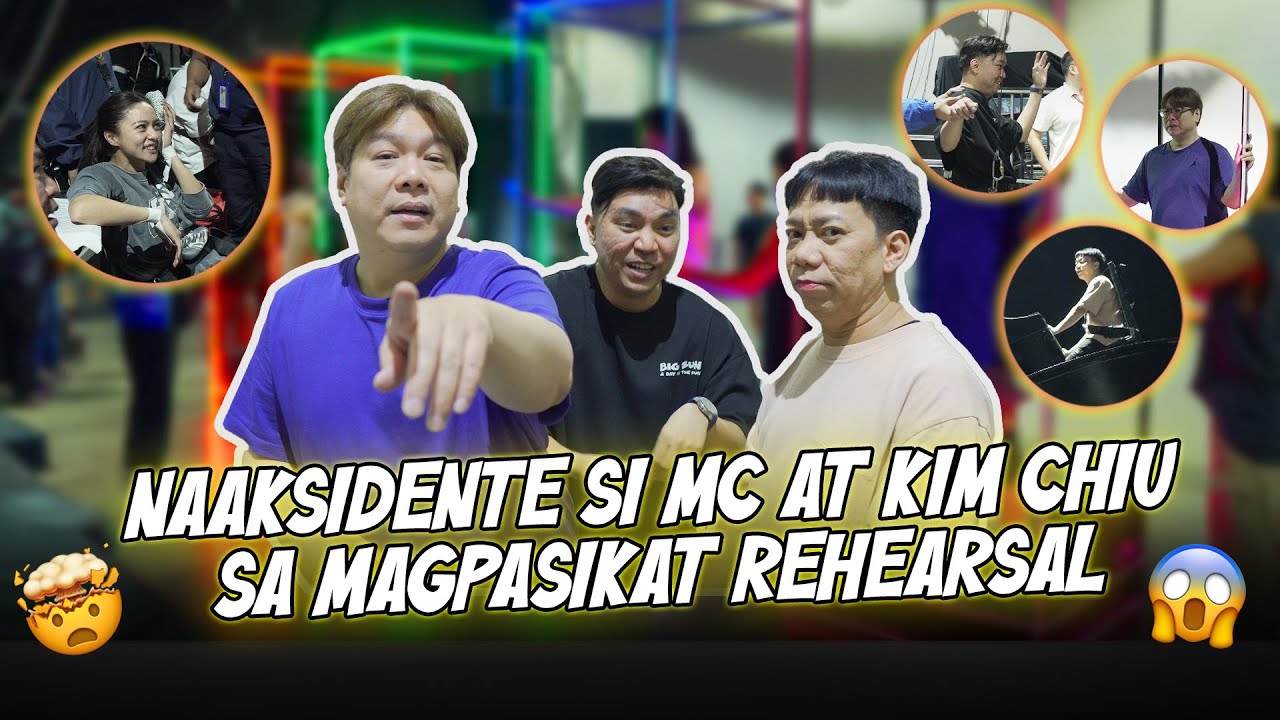 NAAKSIDENTE SI MC AT KIM CHIU SA MAGPASIKAT REHEARSAL (THE MAKING OF BUWIS BUHAY PERFORMANCE)
