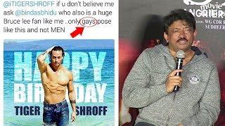 SHOCKING! Tiger Shroff Called Gay \& Impotent By Ram Gopal Verma On Twitter