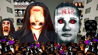 Nicos Nextbots OBUNGA BIG (part1)VS Too Much Ultimate Nextbots in Garry's Mod!!!