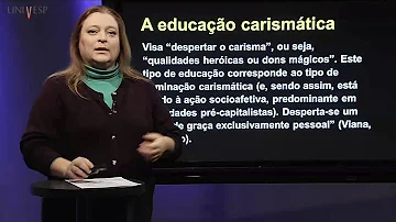 O que Weber acha da educação?