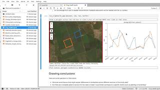 Working with Notebooks - measure crop health screenshot 3