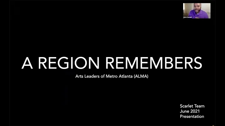 ALMA Workshop 2021  A Region Remembers (Team Scarl...