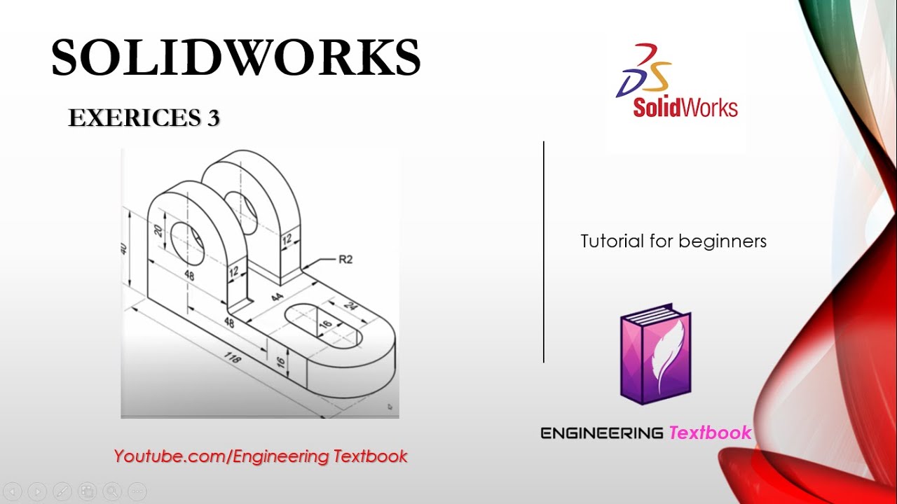 SOLIDWORKS 3D Model for Beginners #Tutorial 3 - YouTube