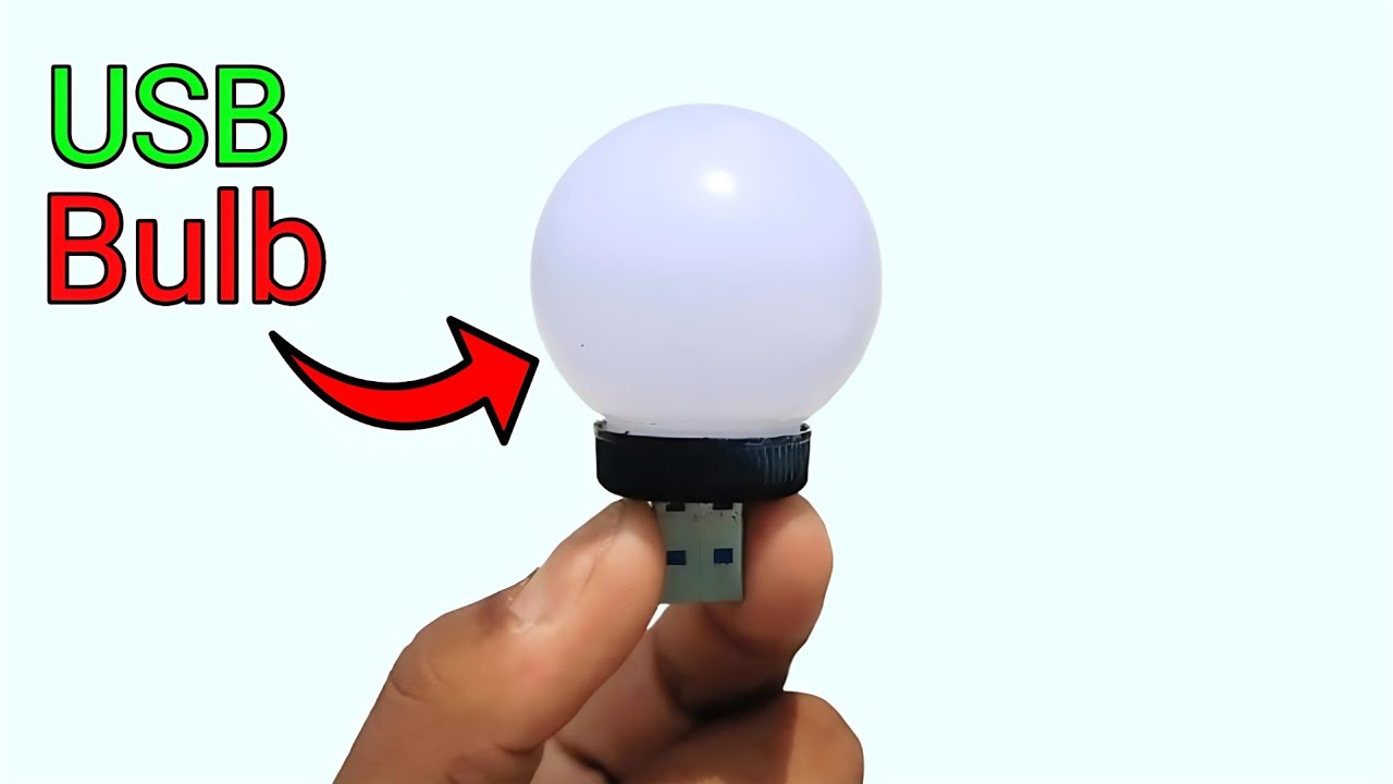 घर पर बनाएं USB Bulb सिर्फ 5 मिनट में | How to Make USB LED Light at Home