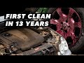 13 Year Old Mercedes Engine Bay & Wheels Deep Clean - Auto Detailing