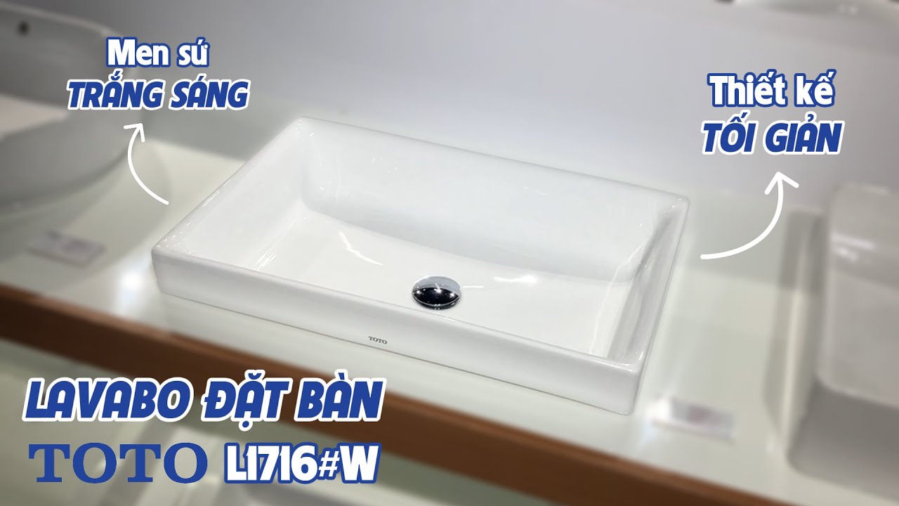 Chậu rửa lavabo đặt bàn TOTO L1716