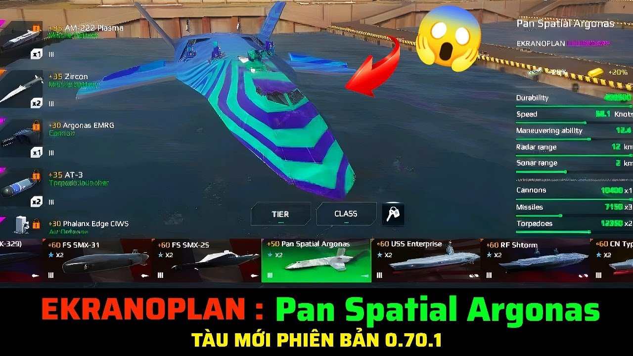 TÀU MỚI (EKRANOPLAN HUYỀN THOẠI) Pan Spatial Argonas | Modern Warships ...