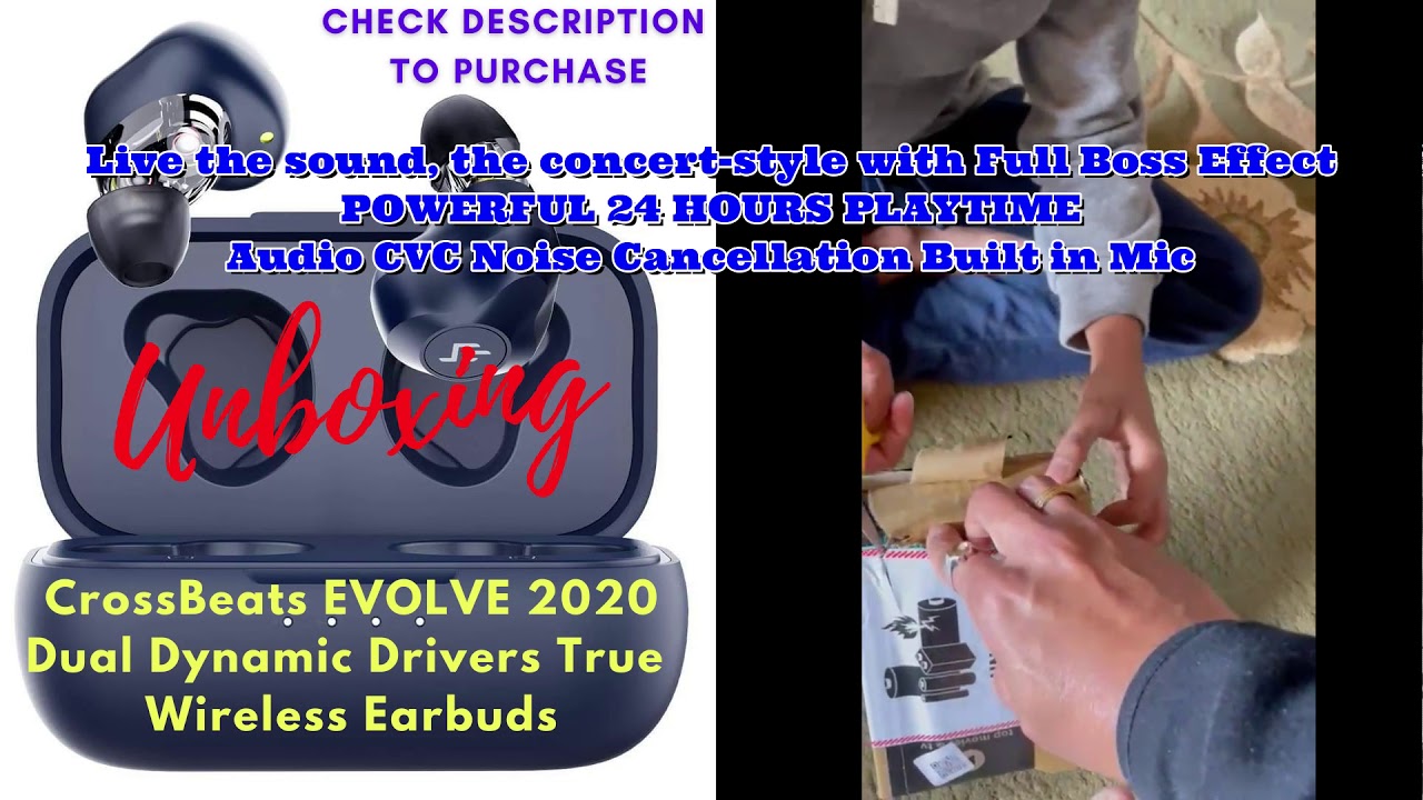 CrossBeats EVOLVE 2020 Dual Dynamic Driver | Best Affordable Earbuds in 2021| Best Sound Quality