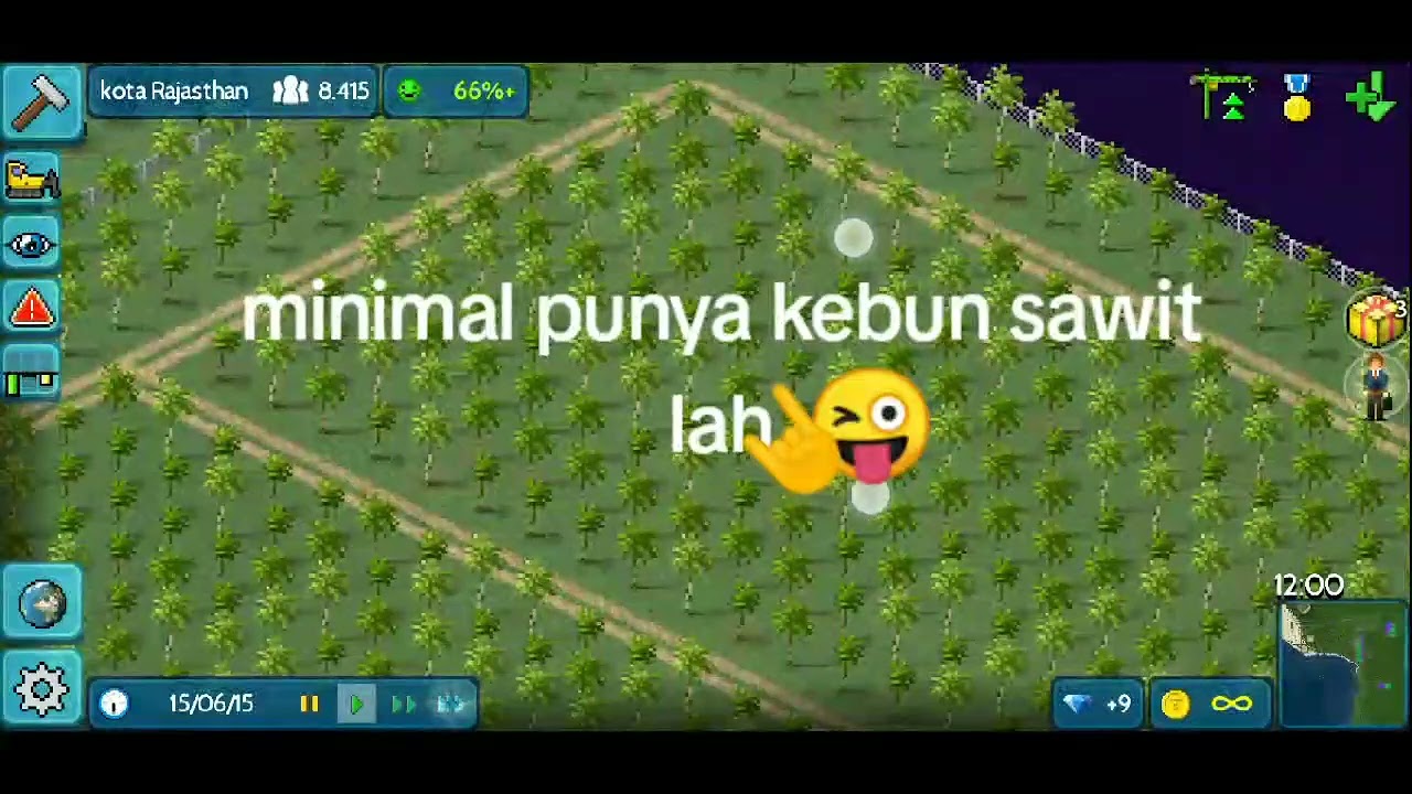 minimal punya kebun sawit lah 😜