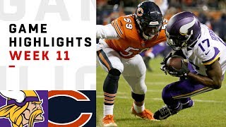 Vikings vs. Bears Week 11 Highlights | NFL 2018