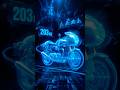 Triumph Thruxton 1200 R in Futuristic Hologram Style