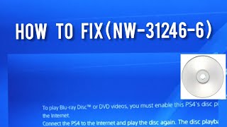 How to play dvd disc on ps4 fix ( NW-31246-6 )