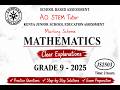 KJSEA Mathematics Practice Questions | Section A Revision for Candidates | Step-by-Step Solutions