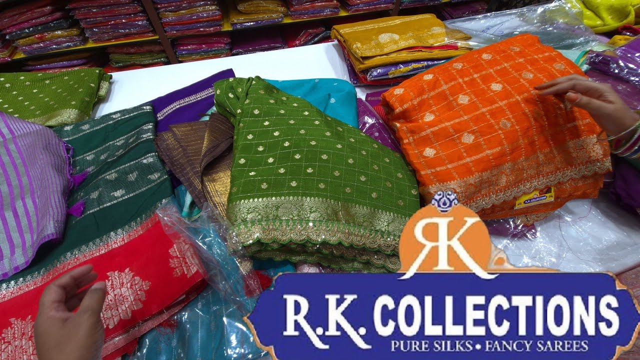 R.K Collections KPHB Grand Opening day  Saree Collections #saree#rkcollections #rkcollectionssaree