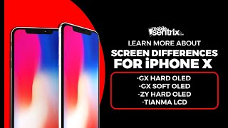 Screens for iPhone X Comparison - GX Hard OLED, GX Soft OLED, ZY Hard OLED, Tianma LCD screenshot 3