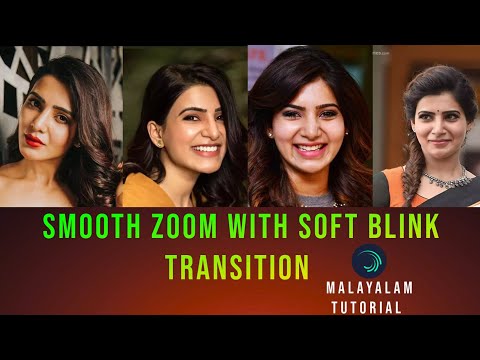 Trending Smooth Zoom With Soft Blink Transition || Alight Motion || Malayalam Tutorial 🔥
