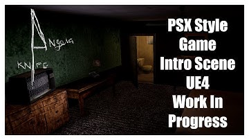 Angela Knife PS1 Style Game Beginning Intro