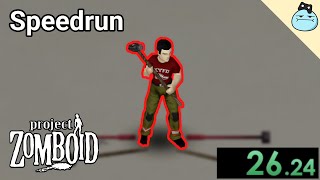 26.24 Seconds Project Zomboid Speedrun Sledgehammer