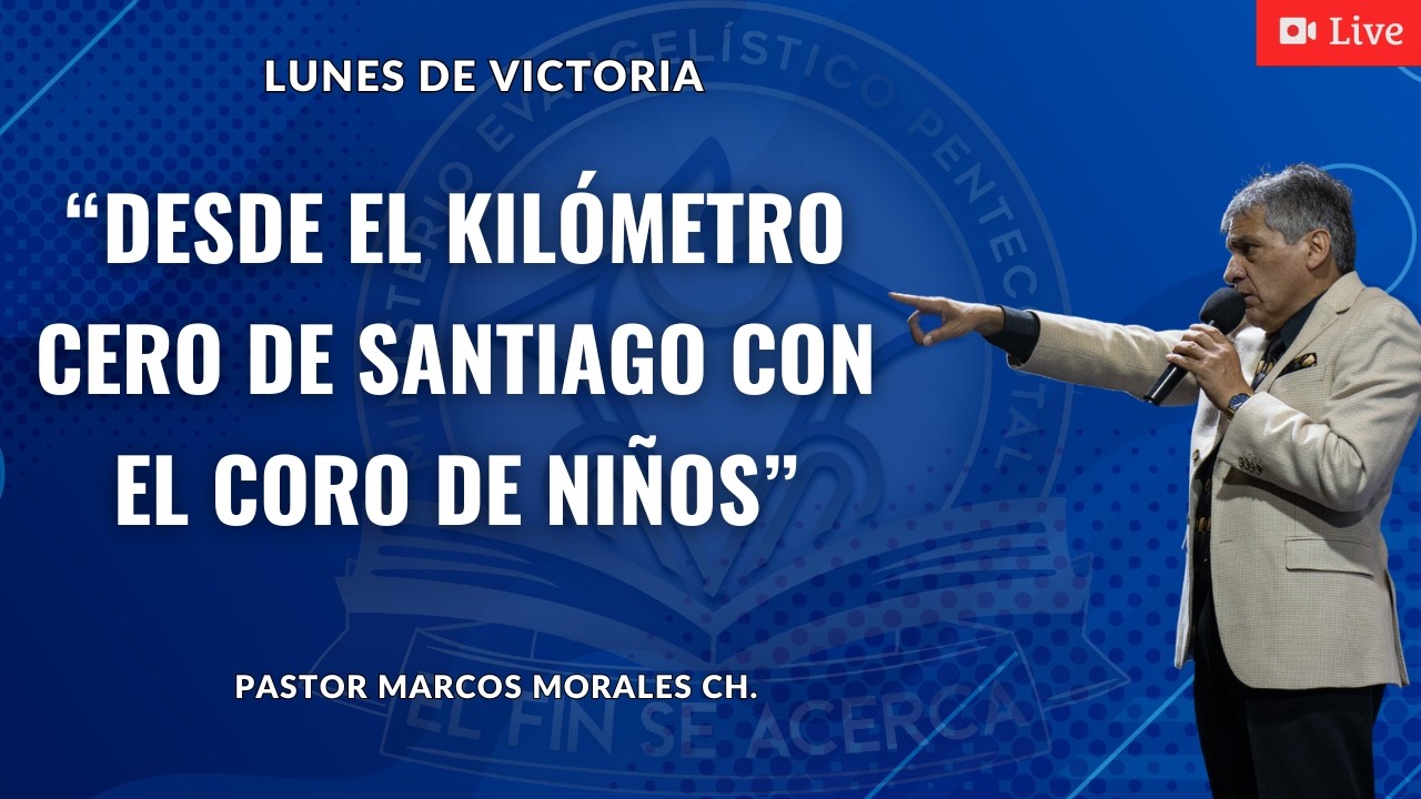“Desde el kilómetro cero de Santiago con el coro de niños”
