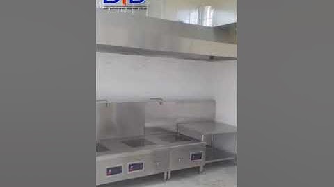 Bếp trường mẫu giáo chất lượng| Bếp Kim Đồng 1- Hải Phòng| BTD Vina