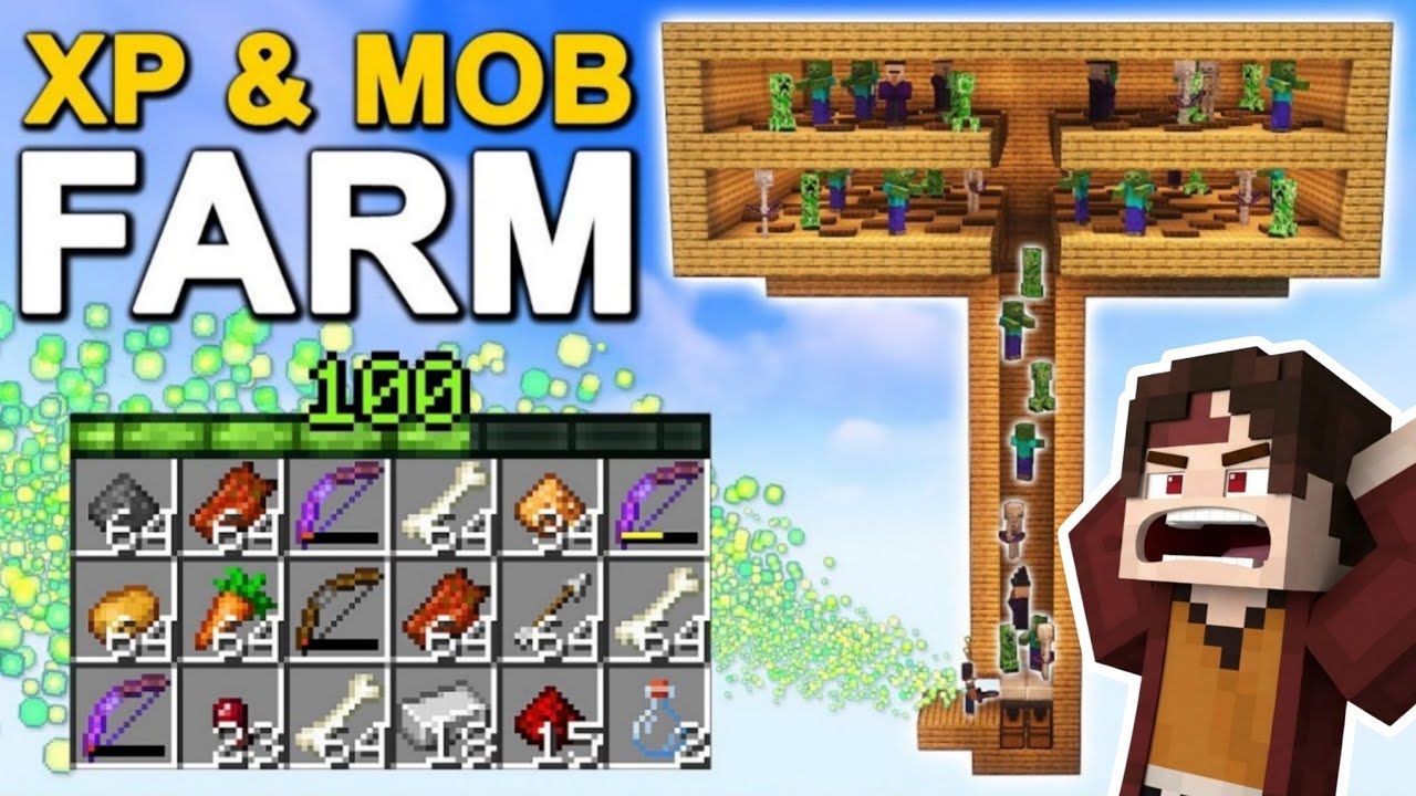 My PERFECT mob farm is INSANE 😱[Minecraft survival series] can I build ...
