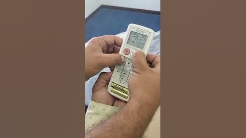 how to reset mitsubishi ac remote / inverter/2024 / #muhammadawaisnoon #youtubeshorts