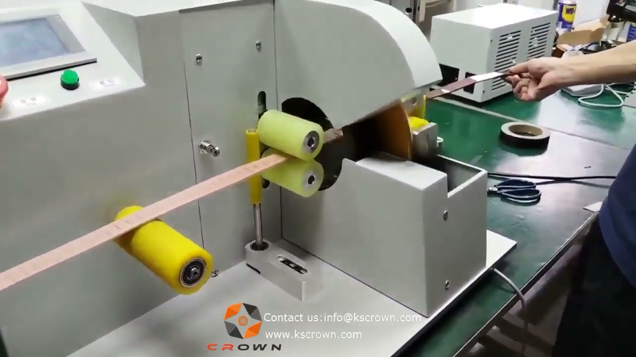 Busbar Continuous Taping Machine WL-303XH - Suzhou Crown