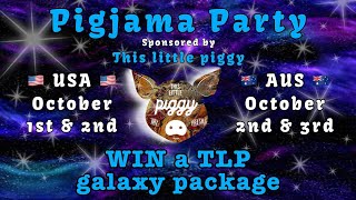 #78.5 PIGJAMA PARTY! TLP Galaxy Pour Collab Acrylic Fluid Art Video Tutorial Bloom Vine Technique