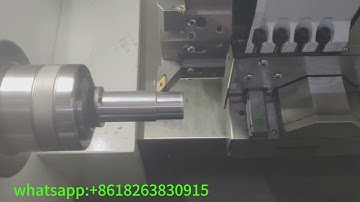 TCK50 slant bed cnc lathe machine,max swing over bed 500mm, hydraulic servo turret, made in China.