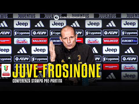 Conferenza stampa Allegri pre Juve-Frosinone (Coppa Italia): “Chiesa non convocato, il ginocchio..."
