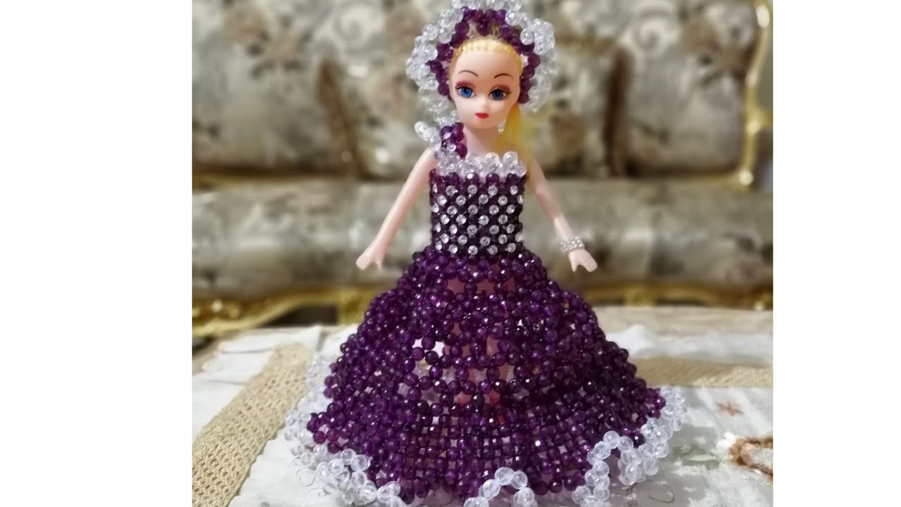 أسهل طريقه لعمل عروسه بالخرز