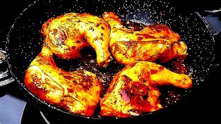 دجاج مشوي:طريقة شوية الدجاج بزيت مكونات اقتصادي وصفاء منزلي سهلة وسريعة