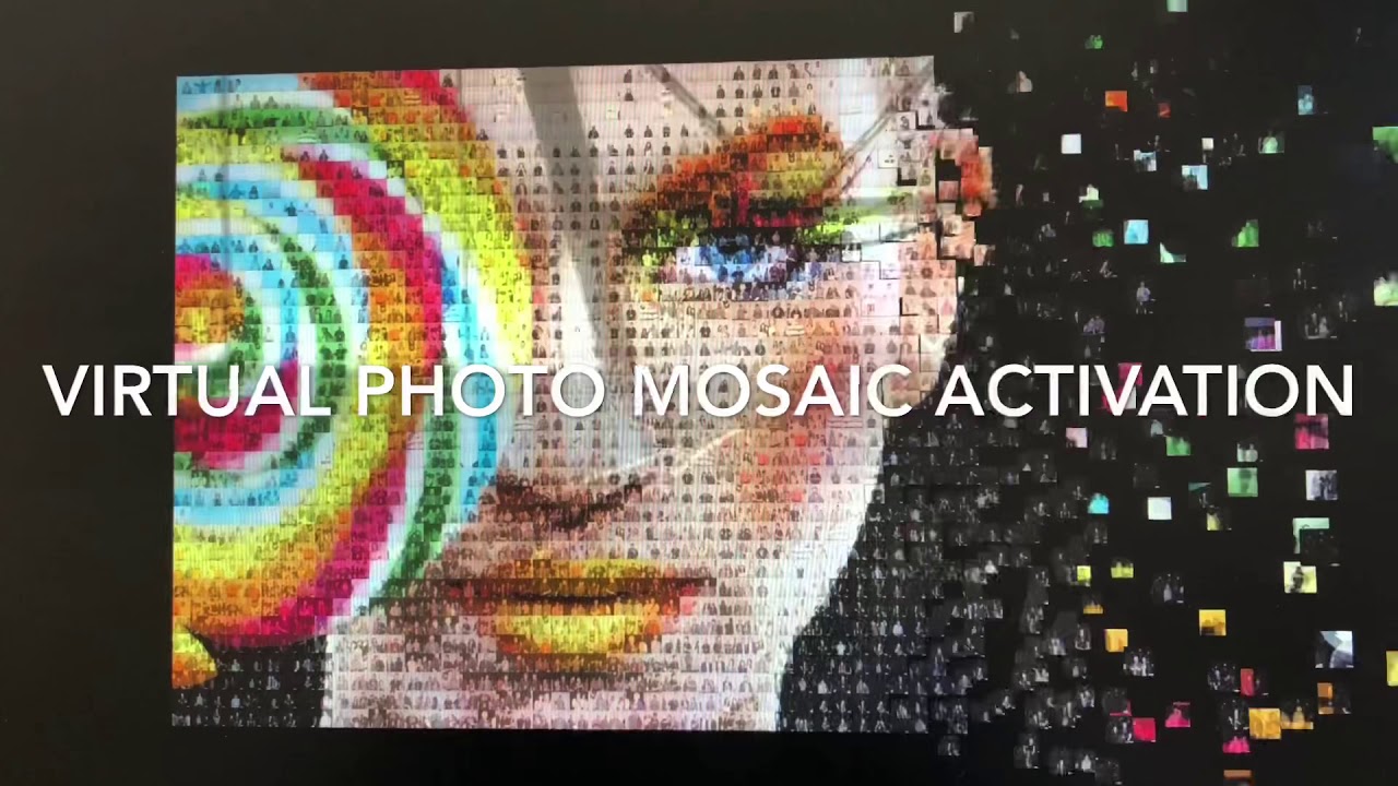 Virtual/remote photo mosaic activation explainer - YouTube