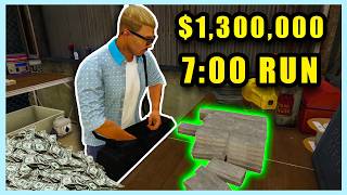 *NEW* $1.3 MILLION in 7 Minutes on Cayo Perico! | Solo Elite Challenge