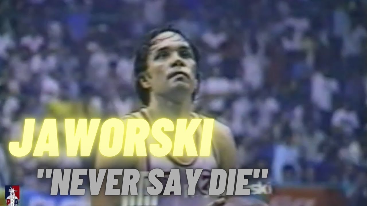 Robert Jaworski Never Say Die Game | Such a gallant basketball warrior