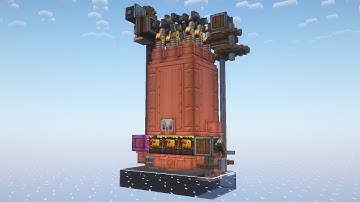 Simple Level 9 Steam Engine in Create Mod [1.21.1]