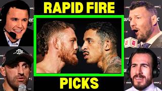 UFC Fighters "Predict" JDM vs Carlos Prates | UFC Perth