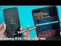 Samsung galaxy m10m20  hard reaet  how to remove pattern lock in samsung m10 and m20