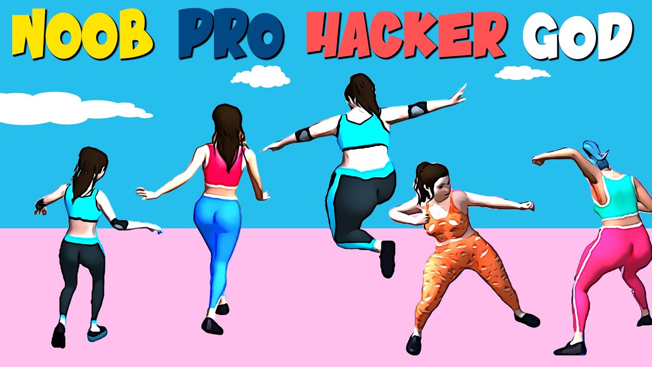 NOOB vs PRO vs HACKER vs GOD in Body Boxing Race 3D | GokuNoob