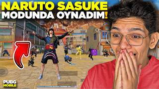 I PLAYED THE NEW SASUKE MODE! THE MODE IS SO GOOD - PUBG MOBILE