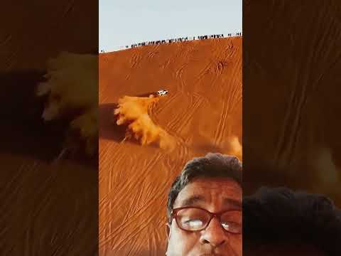 Jeep racing in Dubai desert