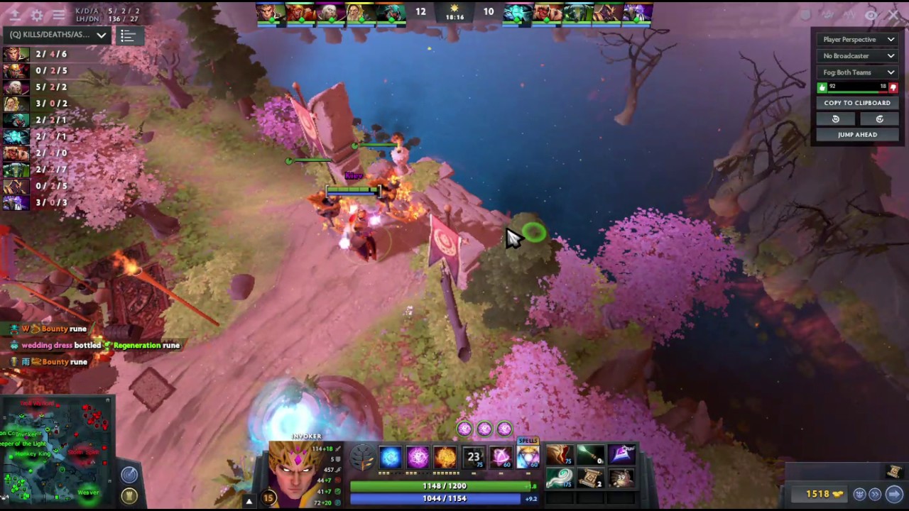 Midone Vs InyourDream "fuck you".Clash of pro dota 2 midlane at SEA server