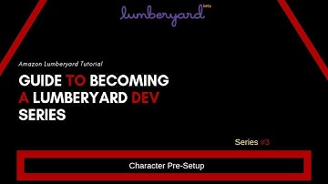 Getting started with Amazon Lumberyard #3 - Character Pre-Setup