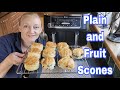 Ninja air fryer scones  air fryer scones fruit and plain