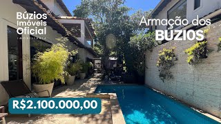 Excelente Casa À Venda Em Búzios Próximo À Praia, Com Piscina Privativa, Manguinhos