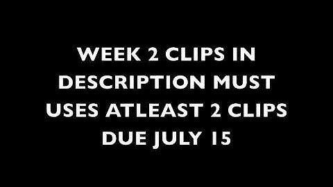 EDITING CONTEST WEEK 2 [OPEN]