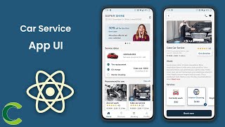 Car Service Appointment Booking App UI in React Native Expo | SuperShine screenshot 2