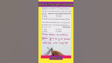 Nuclear physics short tricks | physics cheat codes for neet | #shorts #backtobasics